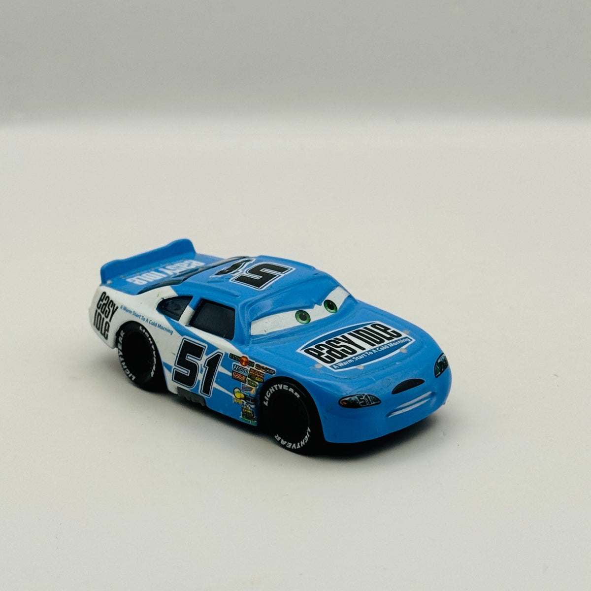 Disney Pixar Cars - SIDEWALL SHINE SLIDER PETROLSKI Piston Cup 2010 1:55 Diecast
