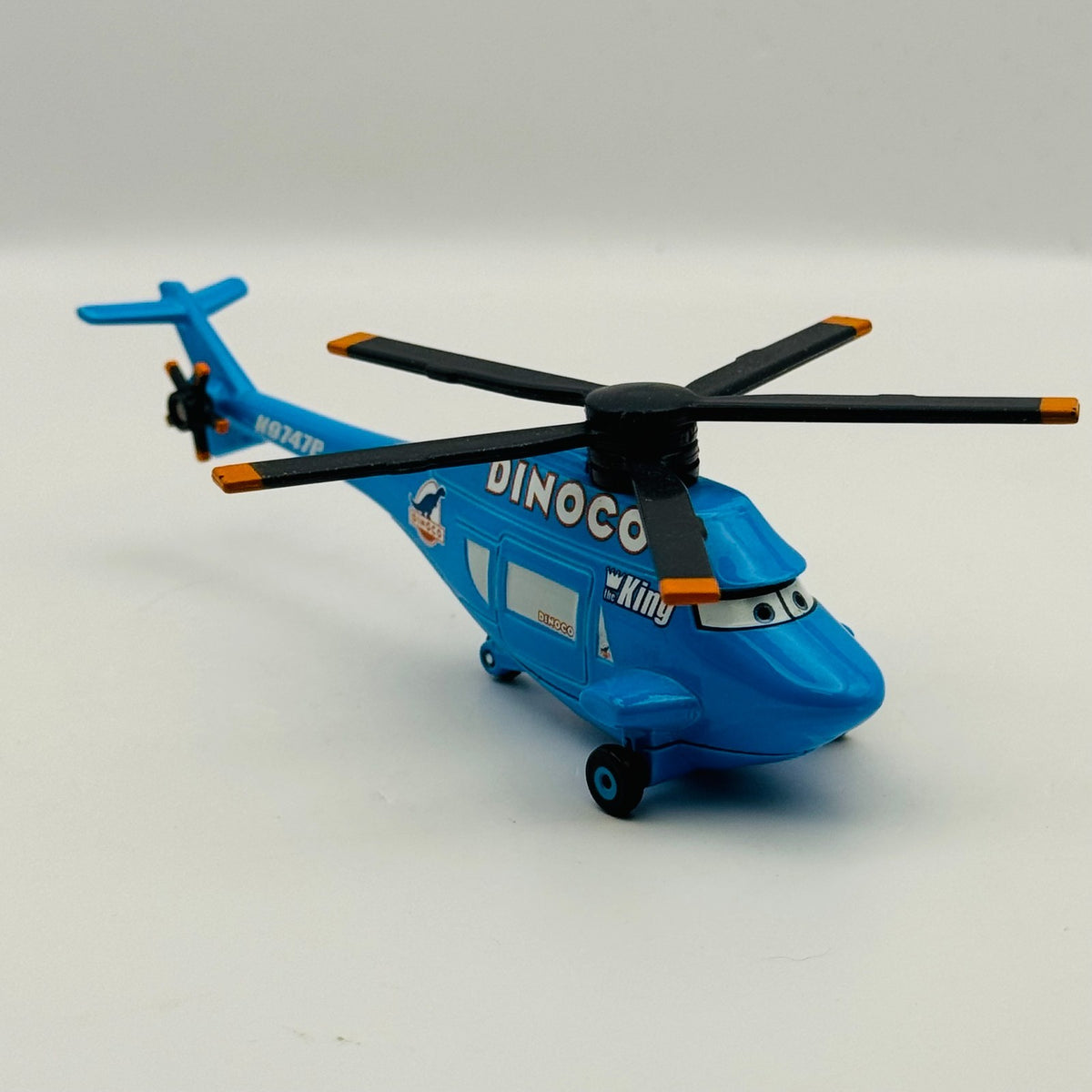 Disney Pixar Cars - ROTOR TURBOSKY DINOCO HELICOPTER Mega Size 2008 1:55 Diecast