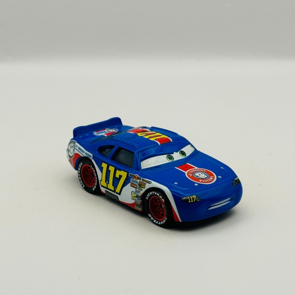 Disney Pixar Cars - RALPH CARLOW LIL TORQUEY PISTONS Piston Cup - 1:55 Diecast