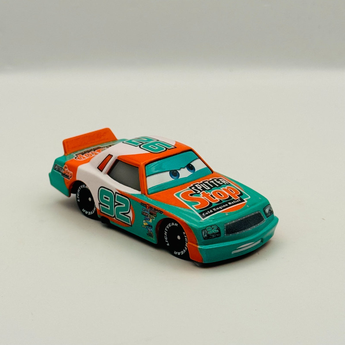 Disney Pixar Cars - SPUTTER STOP MURRAY CLUTCHBURN Piston Cup - 1:55 Diecast