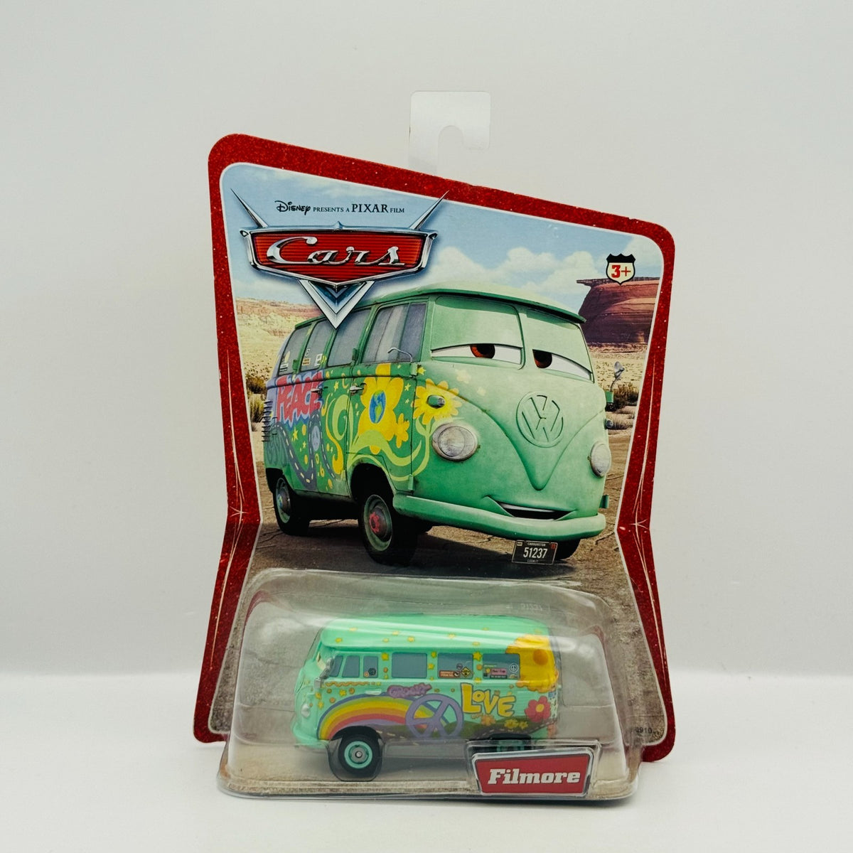 Disney Pixar Cars - FILLMORE "FILMORE" VARIANT Desert Series 2006 - 1:55 Diecast