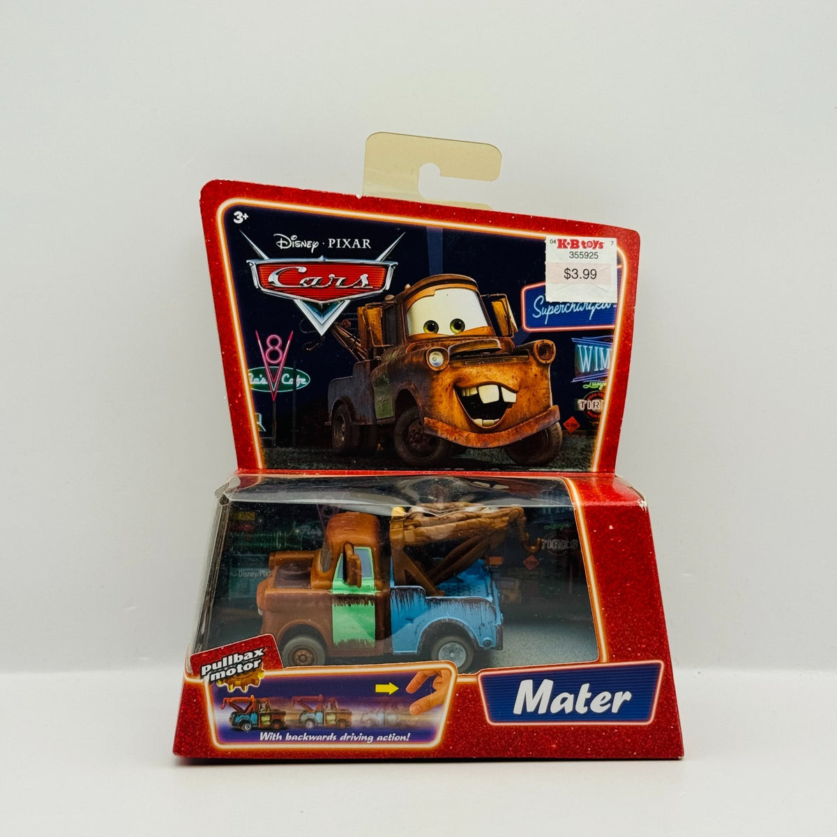Disney Pixar Cars - PULL BACK PULLBAX MATER - 2007 Supercharged