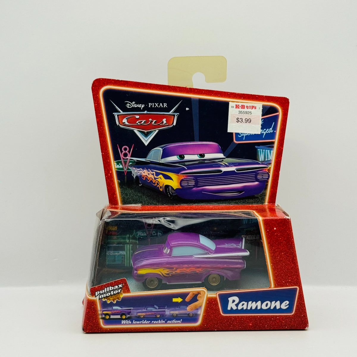 Disney Pixar Cars - PULL BACK PULLBAX PURPLE RAMONE - 2007 Supercharged
