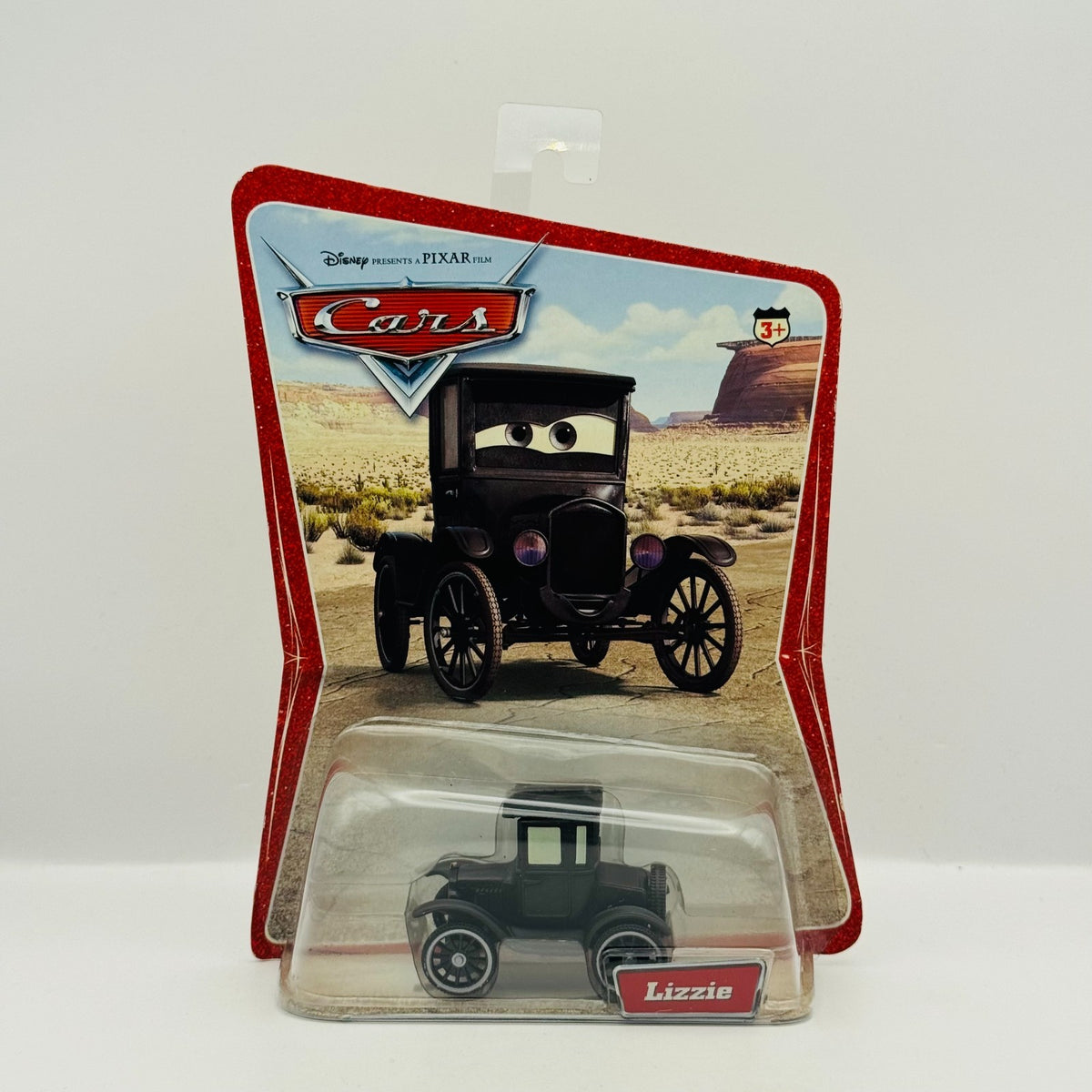 Disney Pixar Cars - LIZZIE Desert Series 2006 (NO FORD LOGO) *RARE* - 1:55