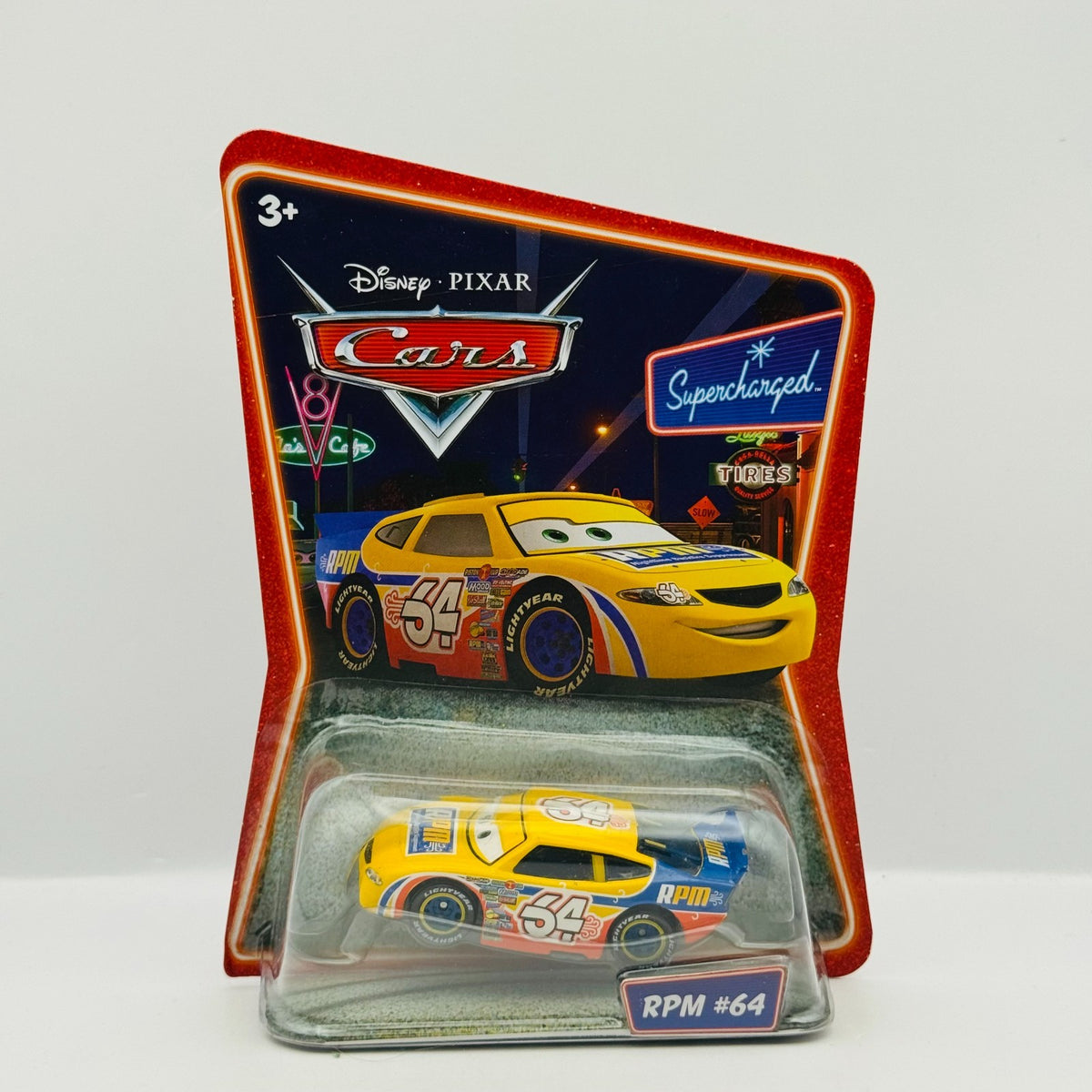 Disney Pixar Cars - RPM WINFORD BRADFORD Supercharged 2007 - 1:55 Diecast