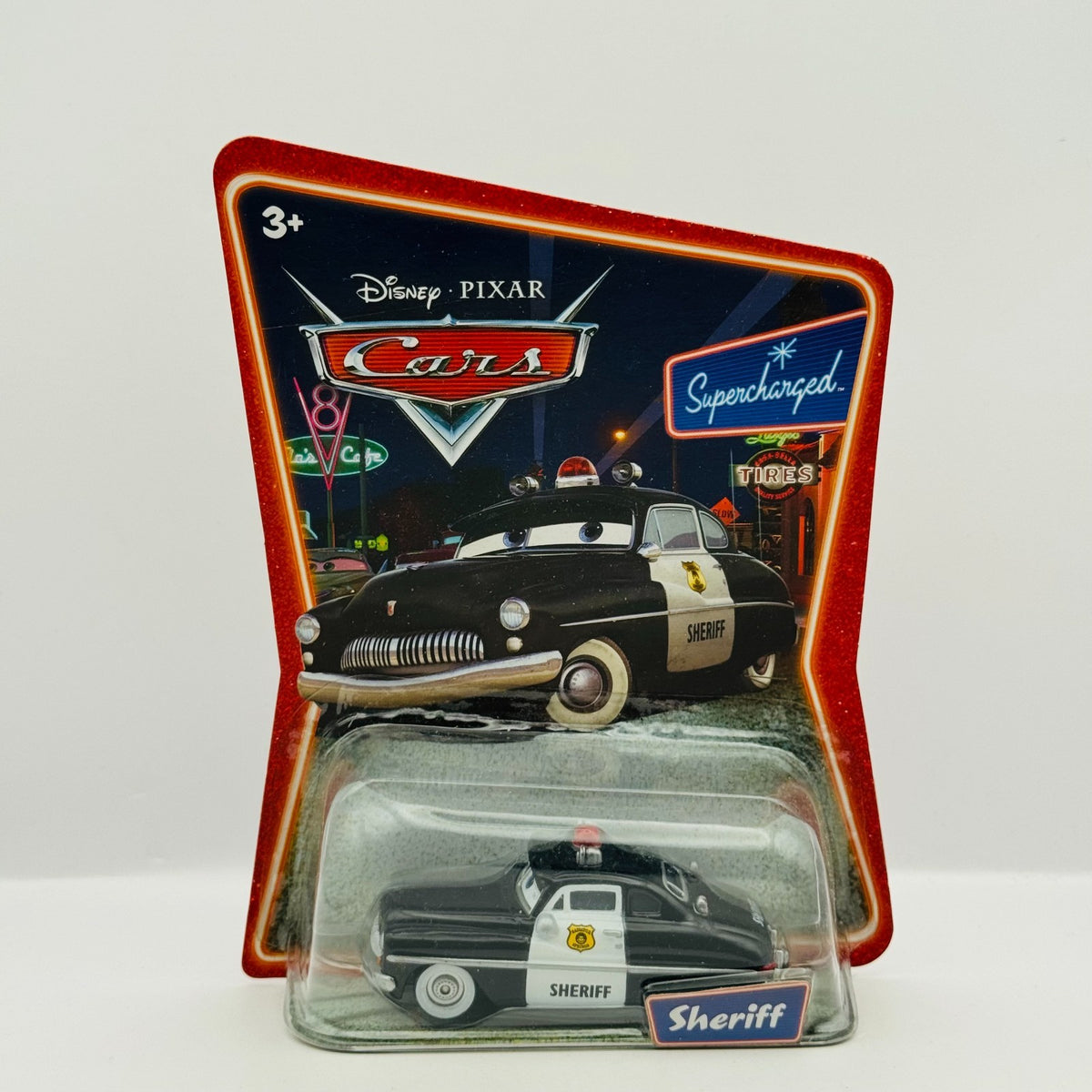Disney Pixar Cars - SHERIFF Supercharged 2007 - 1:55 Diecast
