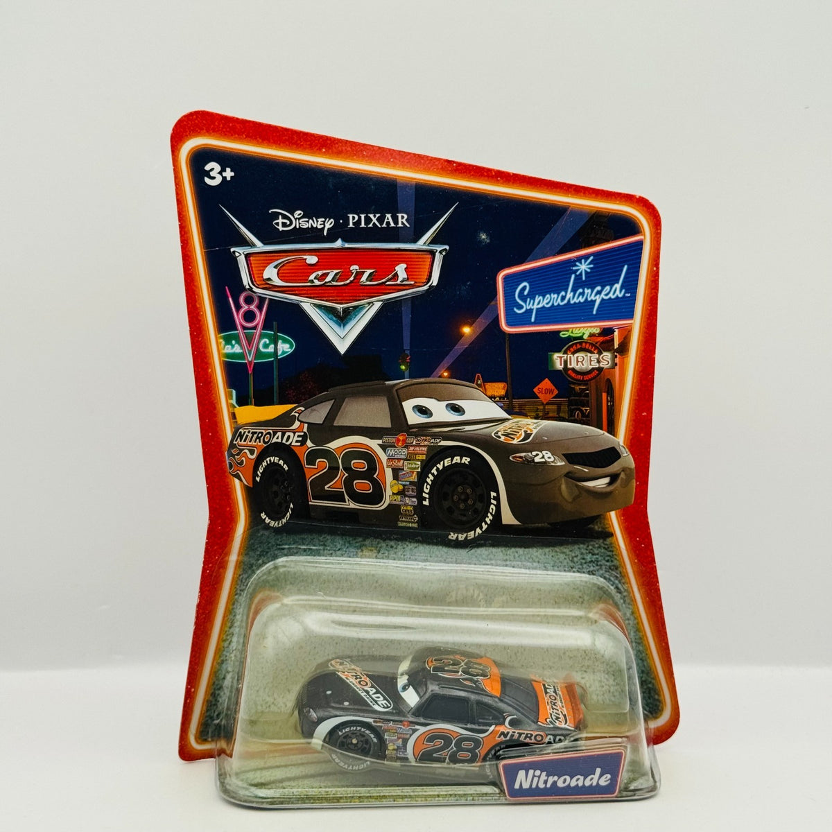Disney Pixar Cars - NITROADE AIKEN AXLER Supercharged 2007 - 1:55 Diecast