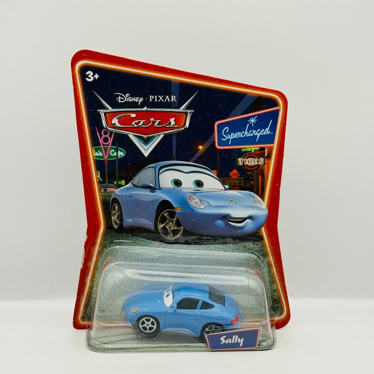 Disney Pixar Cars - SALLY CARRERA [Porsche 911] Supercharged 2007 - 1:55 Diecast