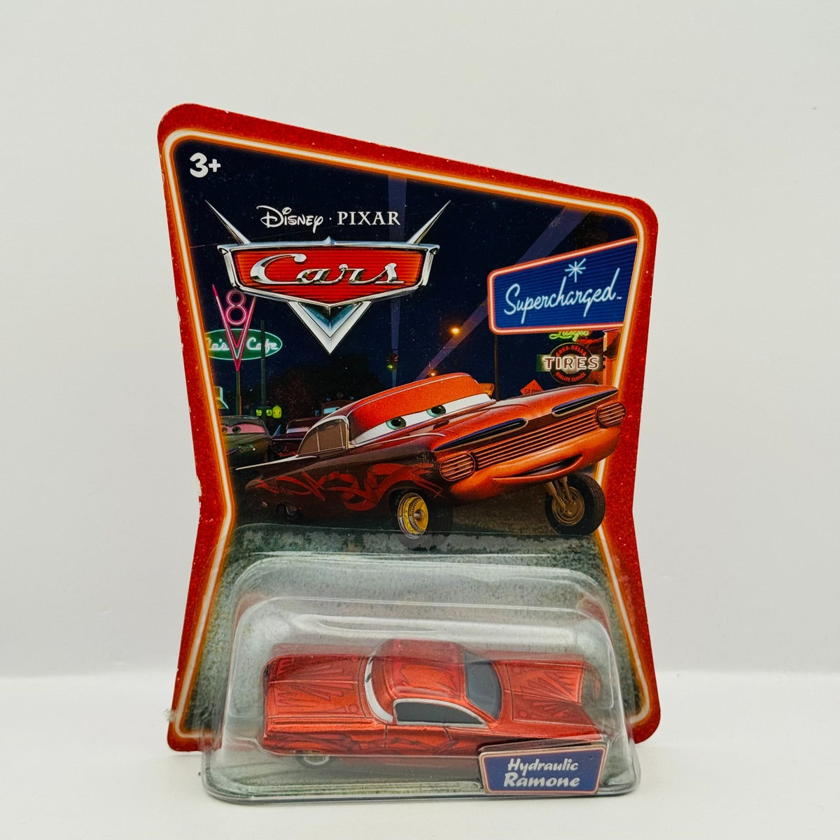 Disney Pixar Cars - RED HYDRAULIC RAMONE Supercharged 2007 - 1:55 Diecast