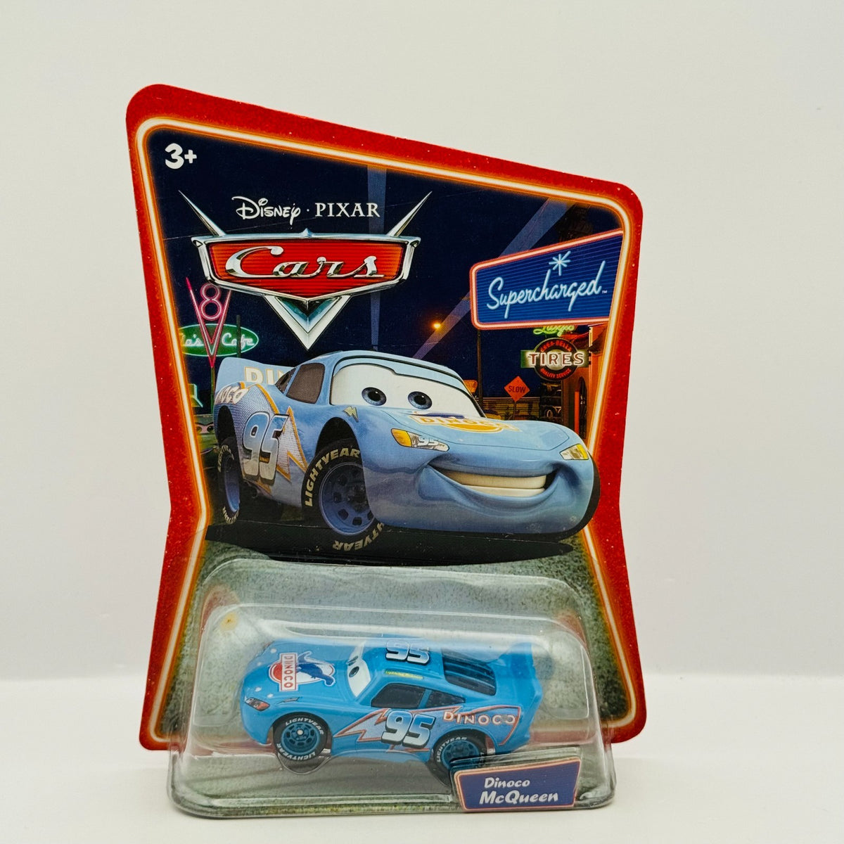 Disney Pixar Cars - DINOCO MCQUEEN Supercharged 2007 - 1:55 Diecast