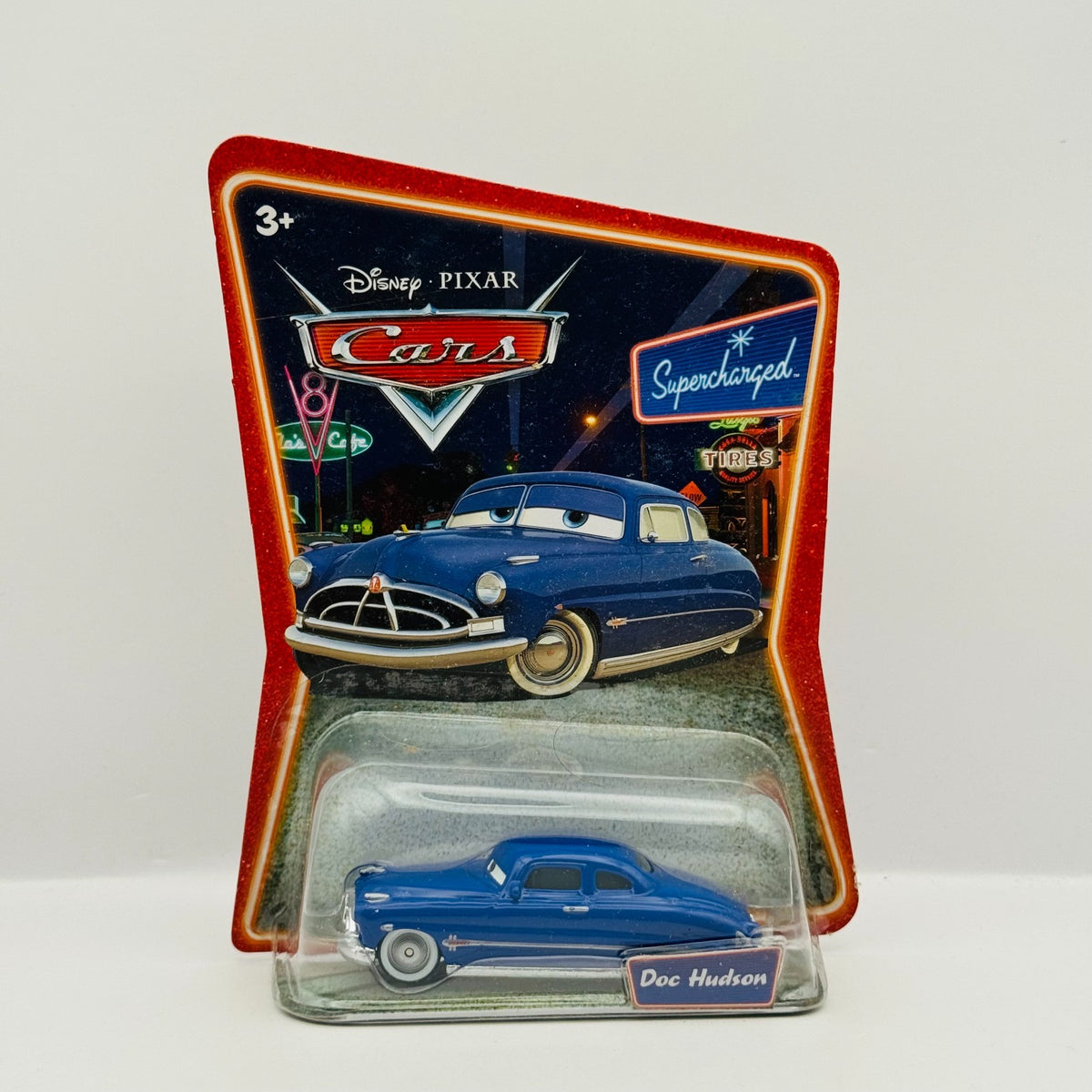 Disney Pixar Cars - DOC HUDSON Supercharged 2007 - 1:55 Diecast