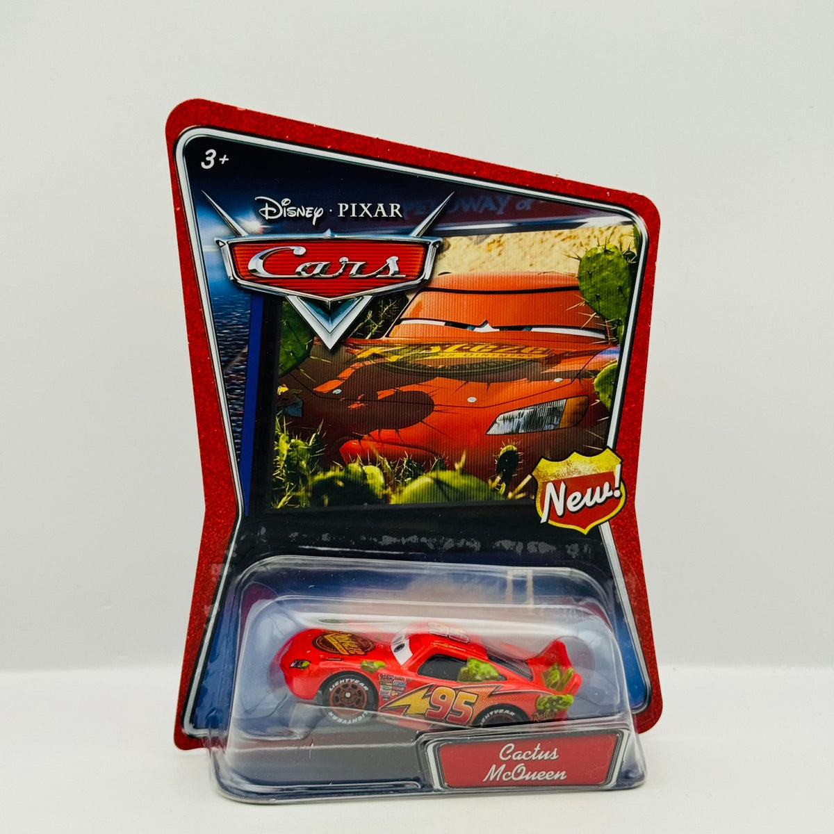 Disney Pixar Cars - CACTUS MCQUEEN Supercharged 2007 - 1:55 Diecast