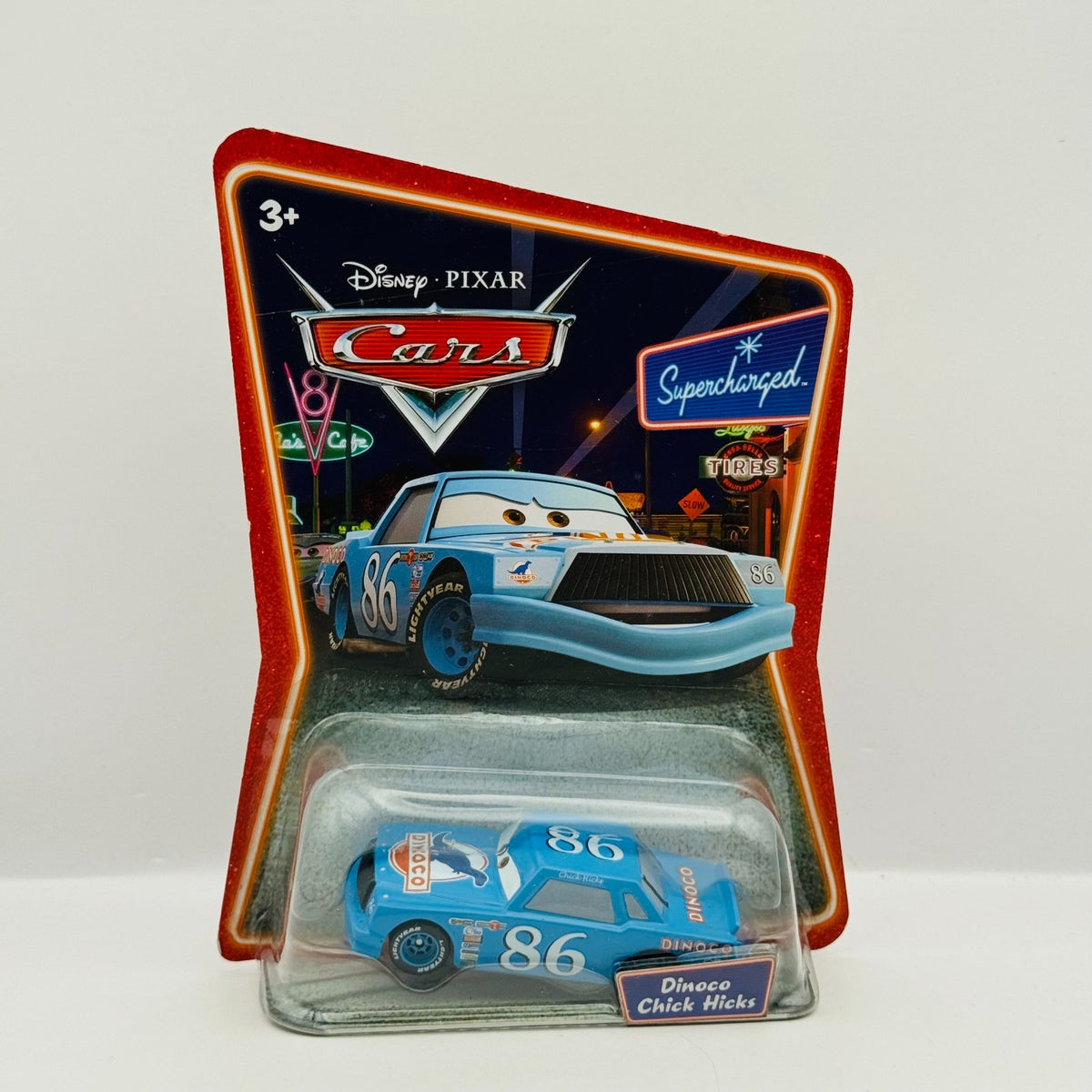 Disney Pixar Cars - DINOCO CHICK HICKS Supercharged 2007 - 1:55 Diecast