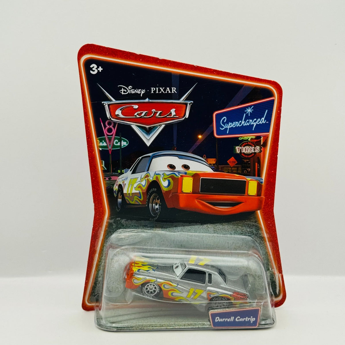 Disney Pixar Cars - DARRELL CARTRIP Supercharged 2007 - 1:55 Diecast