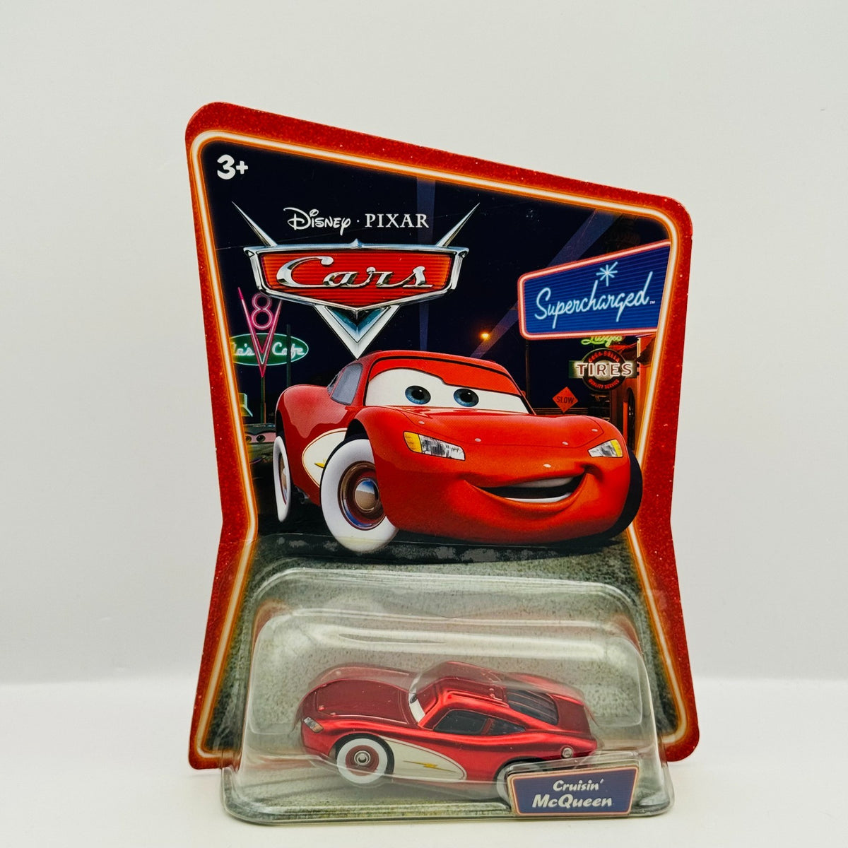 Disney Pixar Cars - CRUISIN' MCQUEEN Supercharged 2007 - 1:55 Diecast