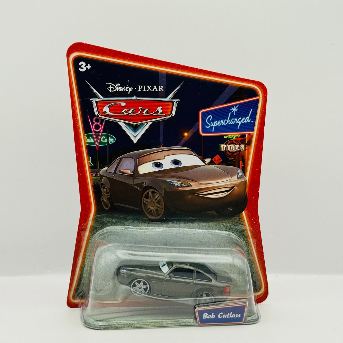Disney Pixar Cars - BOB CUTLASS Supercharged 2007 - 1:55 Diecast