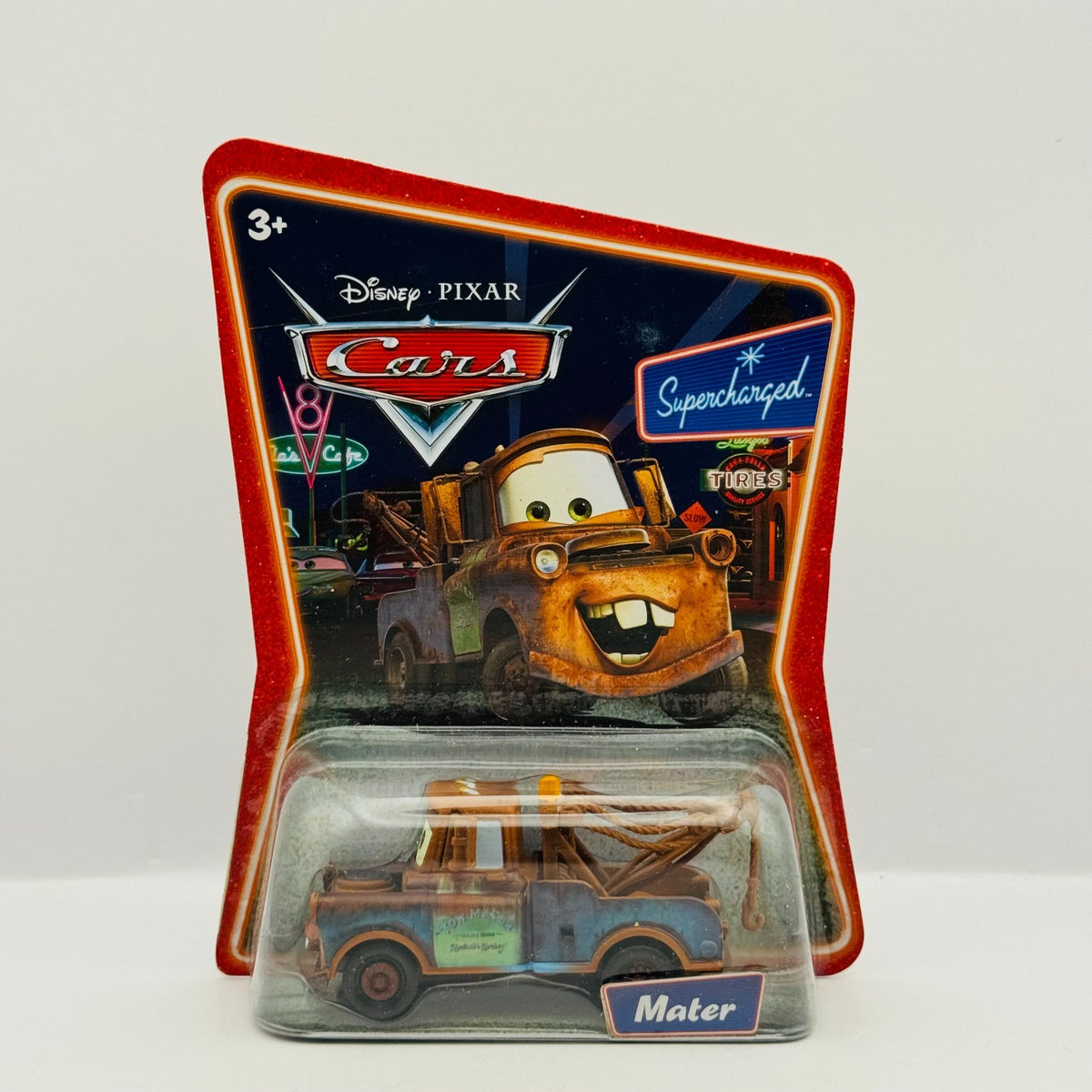 Disney Pixar Cars - TOW MATER Supercharged 2007 - 1:55 Diecast