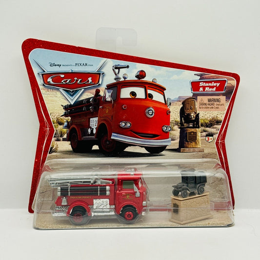 Disney Pixar Cars - RED FIRETRUCK & STANLEY Desert Series 2006 - 1:55 Diecast