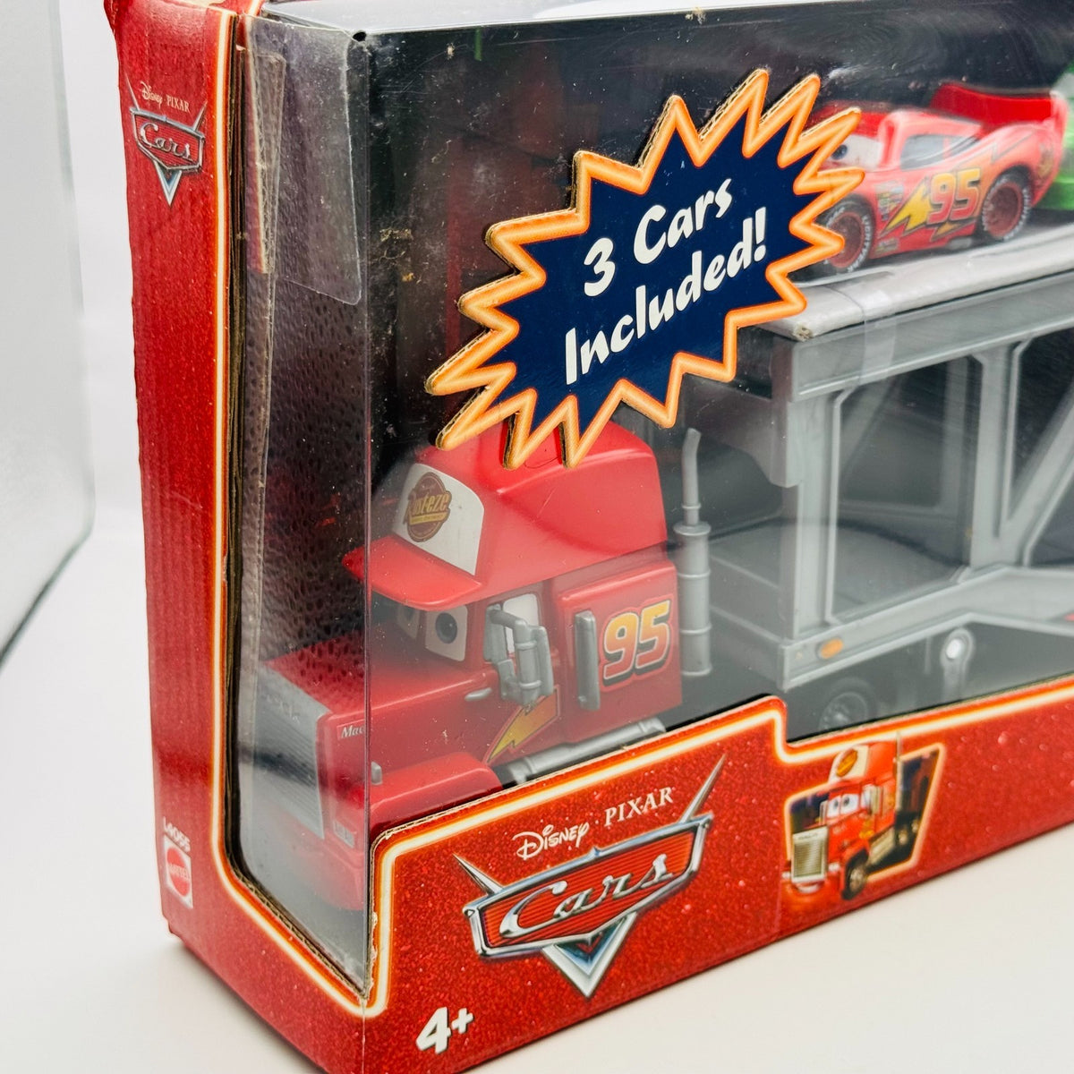 Disney Pixar Cars MACK TRANSPORTER HAULER CHICK HICKS Supercharged 1:55 Diecast