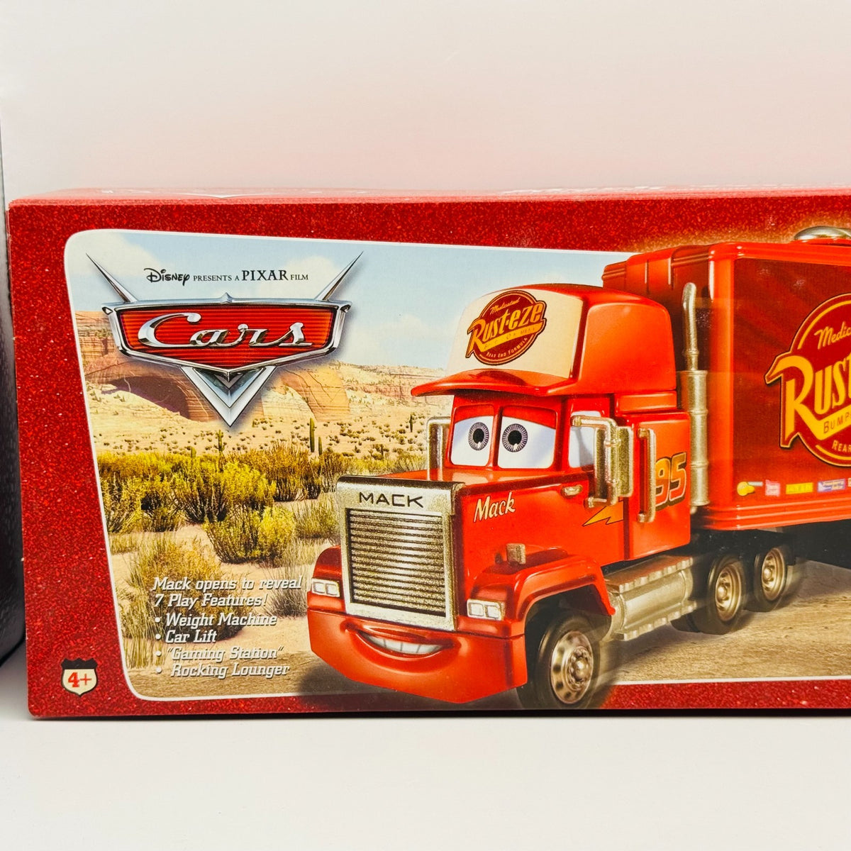 Disney Pixar Cars - MACK TRUCK PLAYSET HAULER Desert Series 2006 - 1:55 Scale