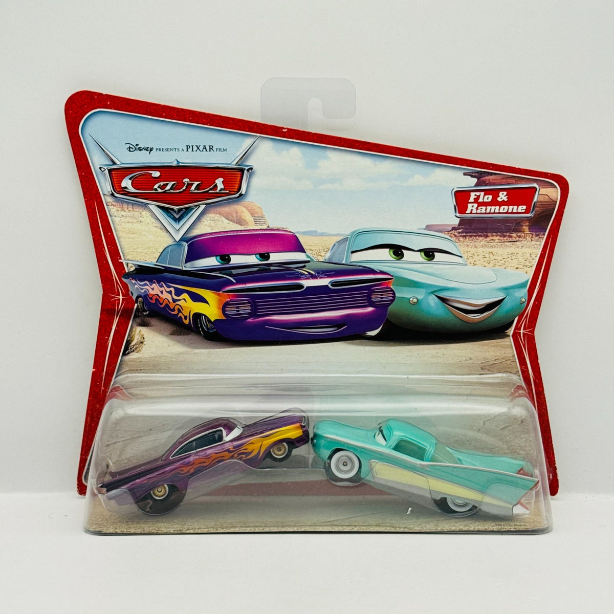 Disney Pixar Cars - PURPLE RAMONE & FLO Desert Series 2006 - 1:55 Diecast