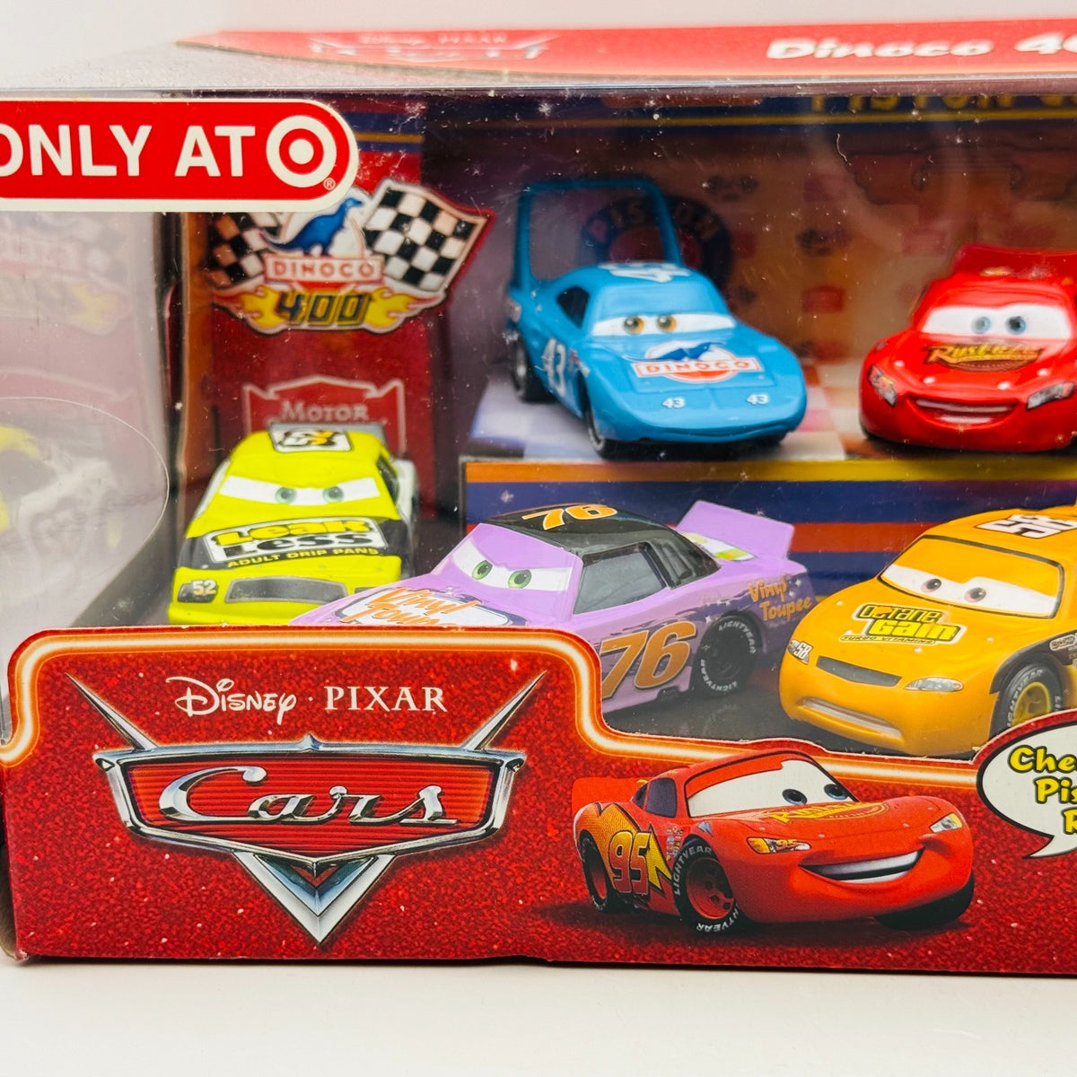 Disney Pixar Cars - DINOCO 400 8-PACK CHICK CRUSTY VINYL KING 2007- 1:55 Diecast