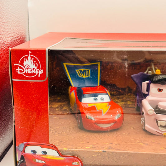 Disney Pixar Cars HALLOWEEN CLOWN RED DJ DRACULA MATER Disney Store 1:43 Diecast