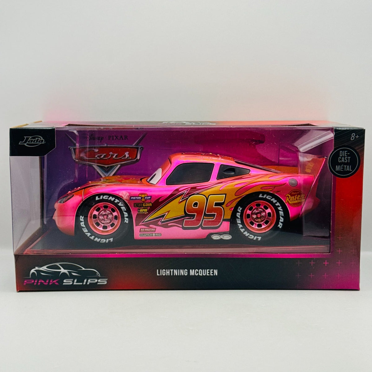 Disney Pixar Cars - JADA PINK SLIP LIGHTNING MCQUEEN *CHASE* 2026 - 1:18 Diecast