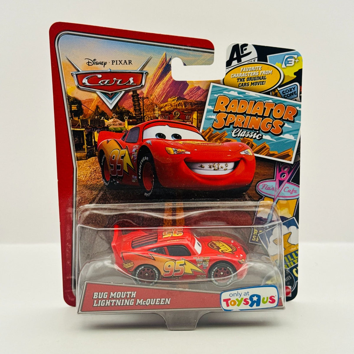 Disney Pixar Cars - BUG MOUTH MCQUEEN Radiator Springs Classic - 1:55 Diecast