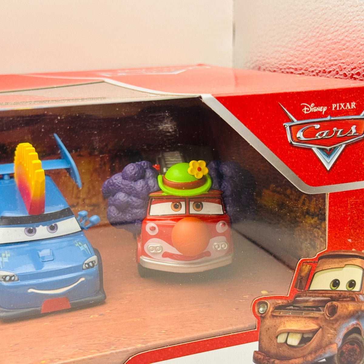 Disney Pixar Cars HALLOWEEN CLOWN RED DJ DRACULA MATER Disney Store 1:43 Diecast
