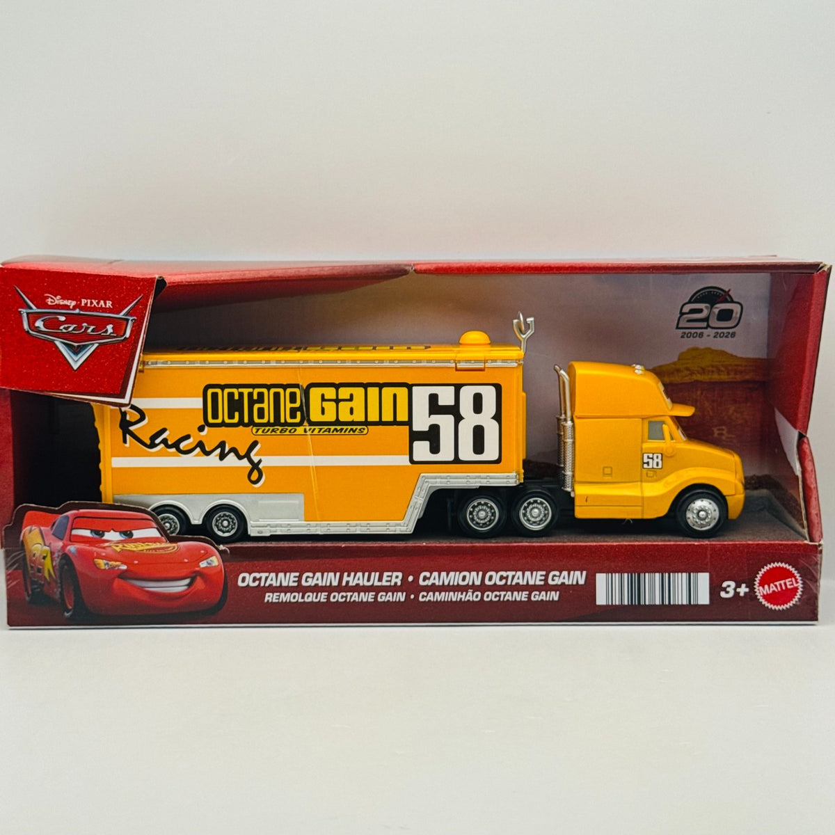 Disney Pixar Cars - OCTANE GAIN HAULER COLLECTION Truck & Trailer - 1:55 Diecast