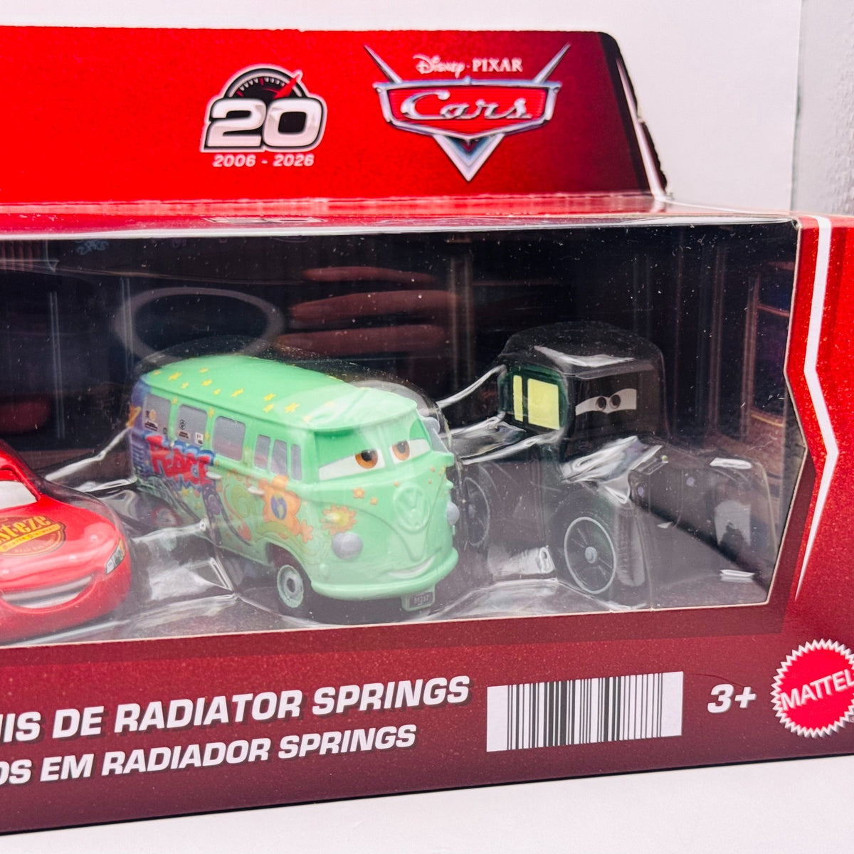 Disney Pixar Cars RADIATOR SPRINGS FRIENDS 5PK Purple Ramone Lizzie 1:55 Diecast