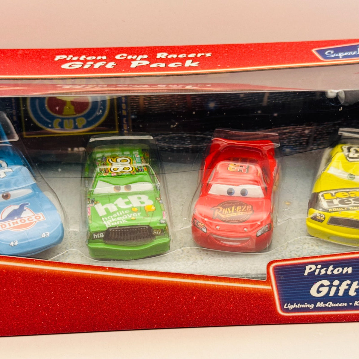 Disney Pixar Cars - PISTON CUP RACERS GIFT PACK 5-PK Supercharged - 1:55 Diecast