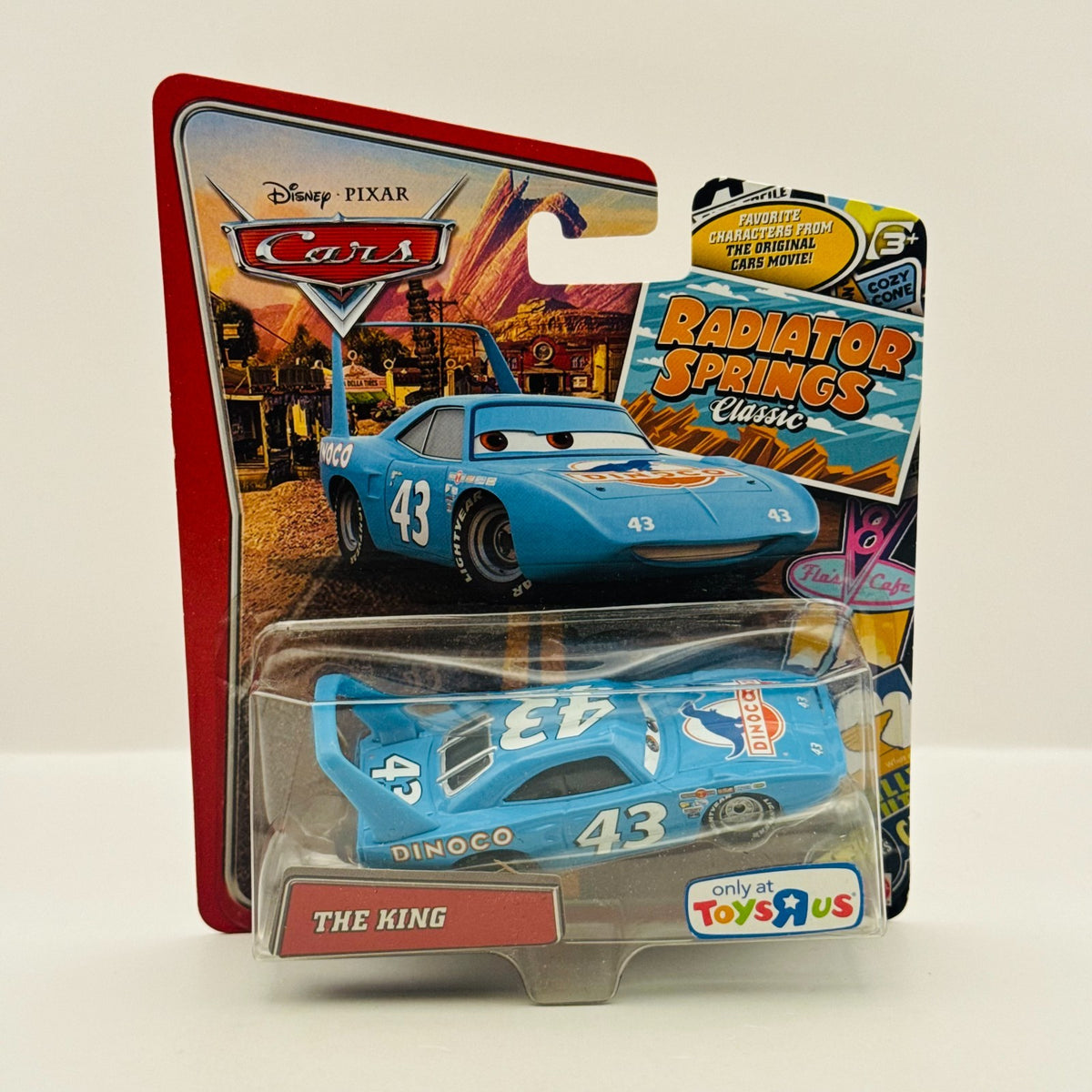 Disney Pixar Cars - THE KING DINOCO Radiator Springs Classic - 1:55 Diecast