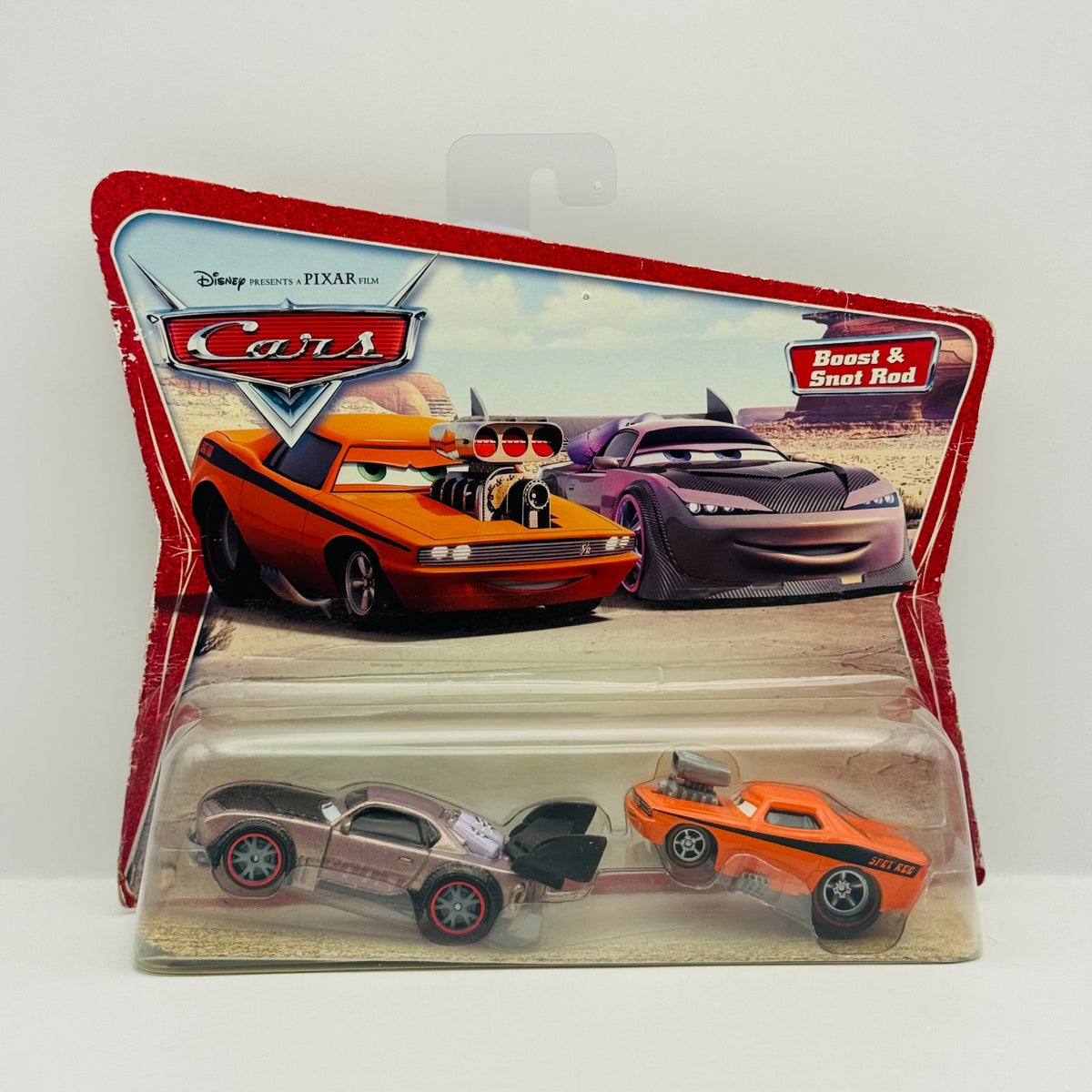 Disney Pixar Cars - BOOST & SNOT ROD Desert Series 2006 *TAPED* - 1:55 Diecast