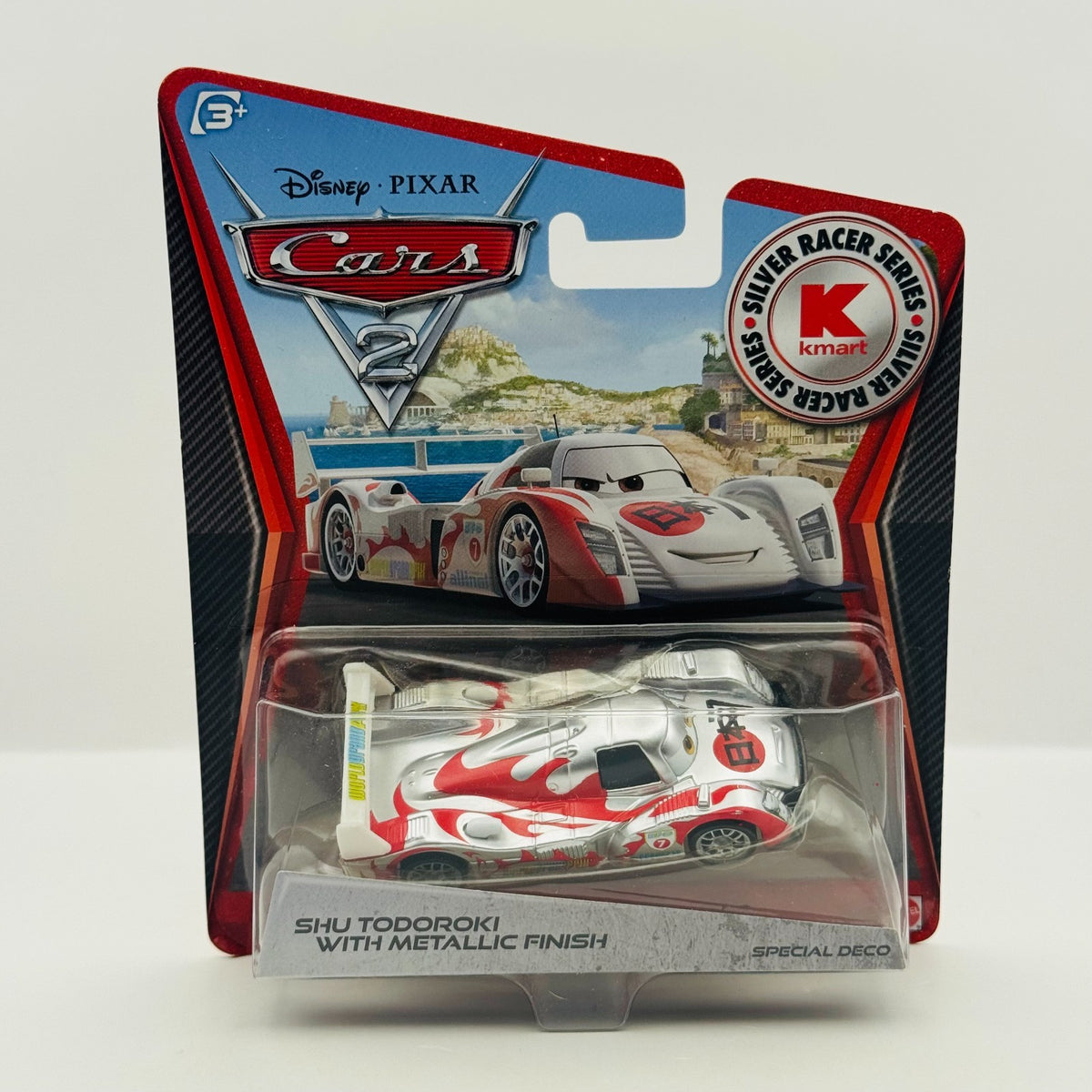 Disney Pixar Cars - SILVER SHU TODOROKI WITH METALLIC FINISH 2012- 1:55 Diecast
