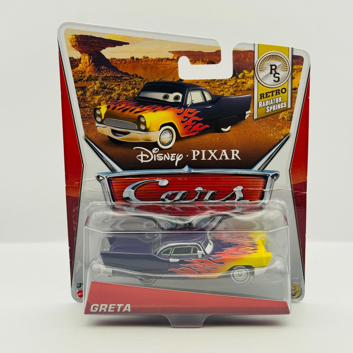 Disney Pixar Cars - GRETA Retro Radiator Springs 2013 - 1:55 Diecast