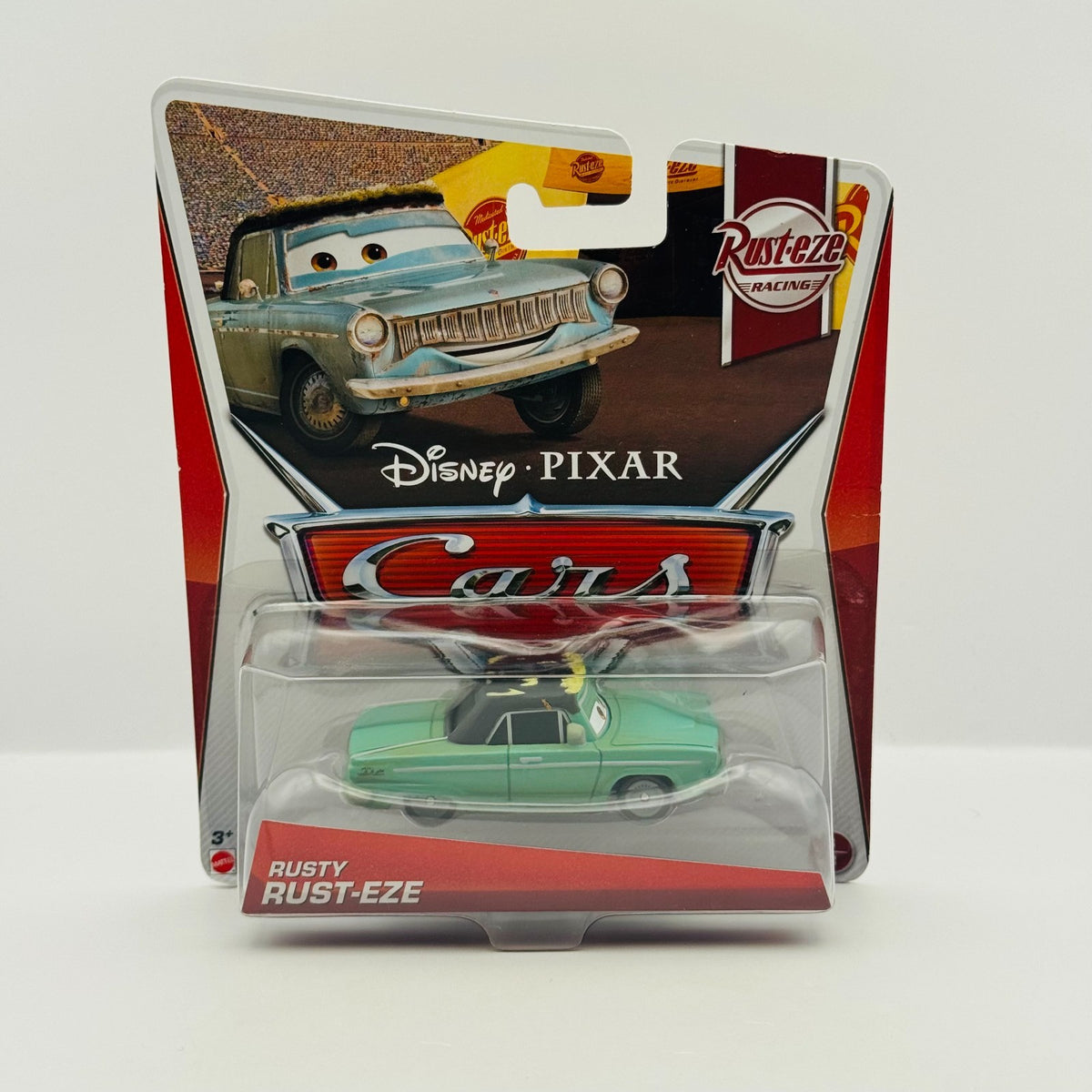 Disney Pixar Cars - RUSTY RUST-EZE Rusteze Racing 2013 - 1:55 Diecast