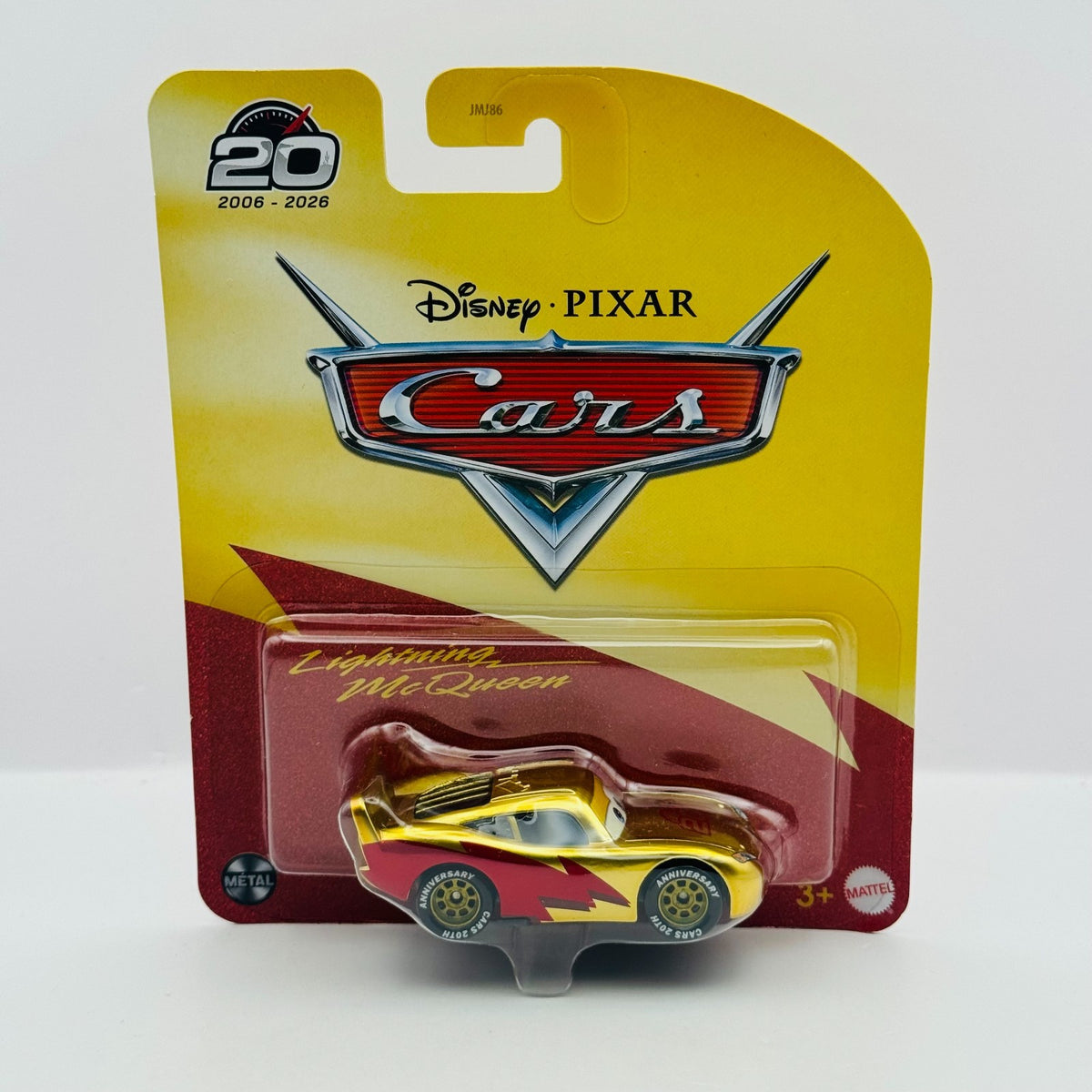 Disney Pixar Cars - GOLD GOLDEN MCQUEEN PROMO 20TH ANNIVERSARY 2026 1:55 Diecast