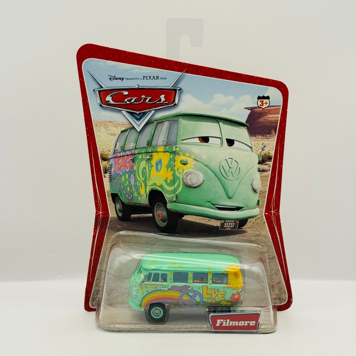 Disney Pixar Cars - FILLMORE "FILMORE" VARIANT Desert Series 2006 - 1:55 Diecast