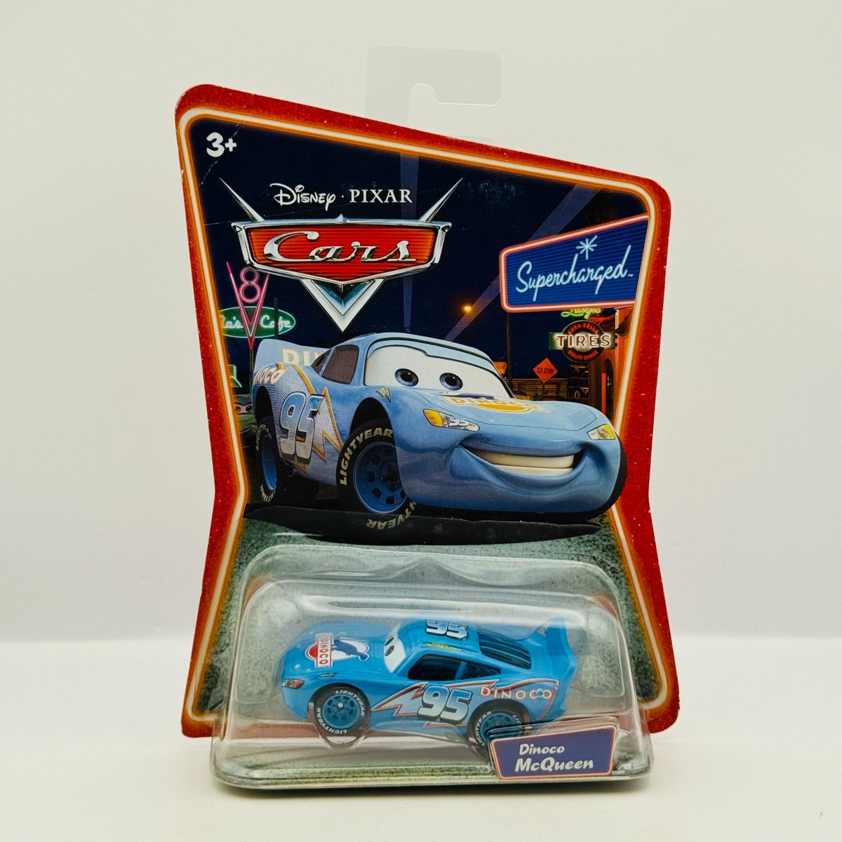 Disney Pixar Cars - DINOCO MCQUEEN Supercharged 2007 - 1:55 Diecast