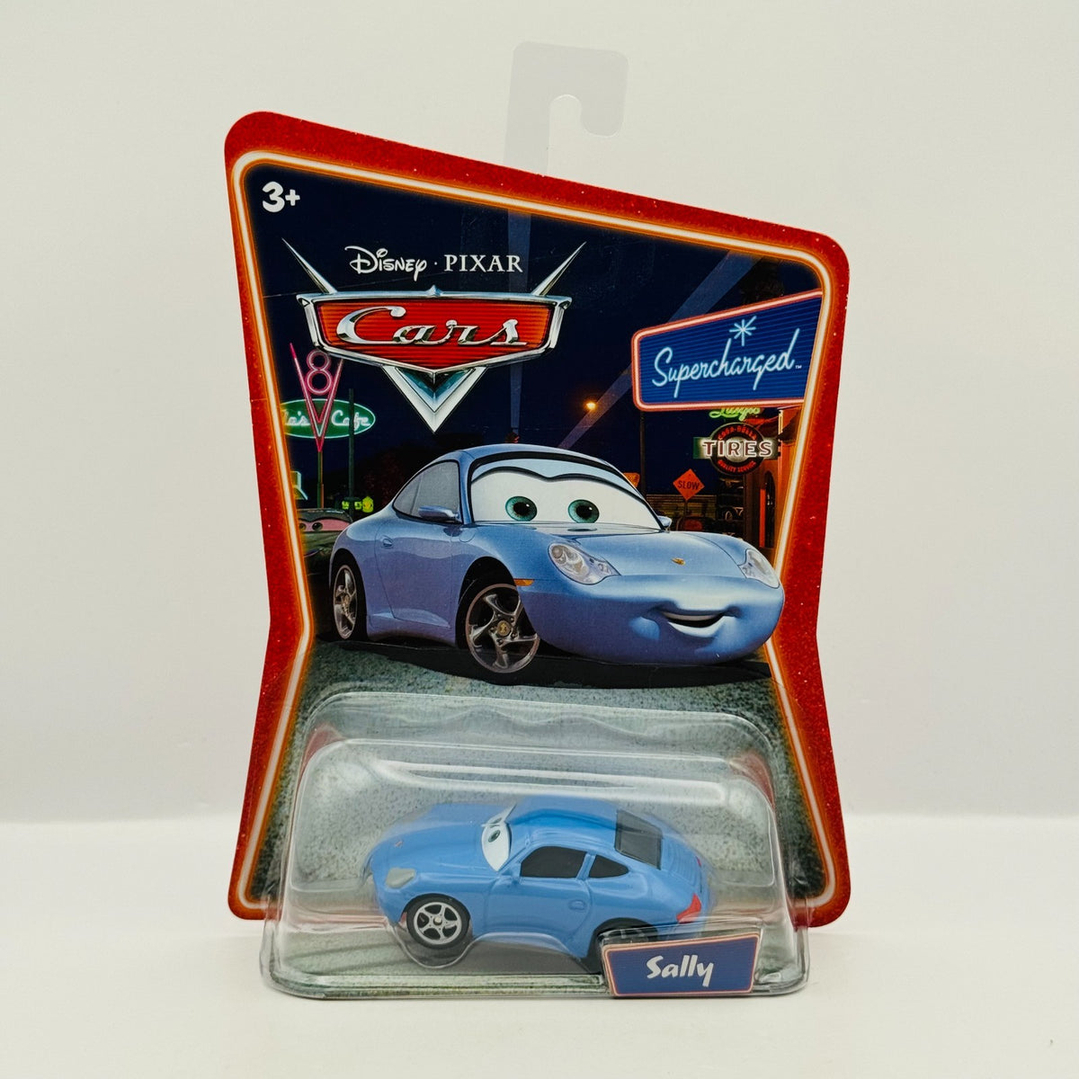 Disney Pixar Cars - SALLY CARRERA [Porsche 911] Supercharged 2007 - 1:55 Diecast