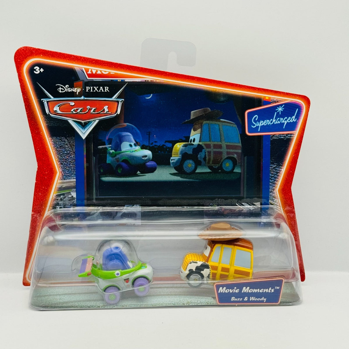 Disney Pixar Cars - BUZZ & WOODY Toy Story Supercharged 2007 - 1:55 Diecast