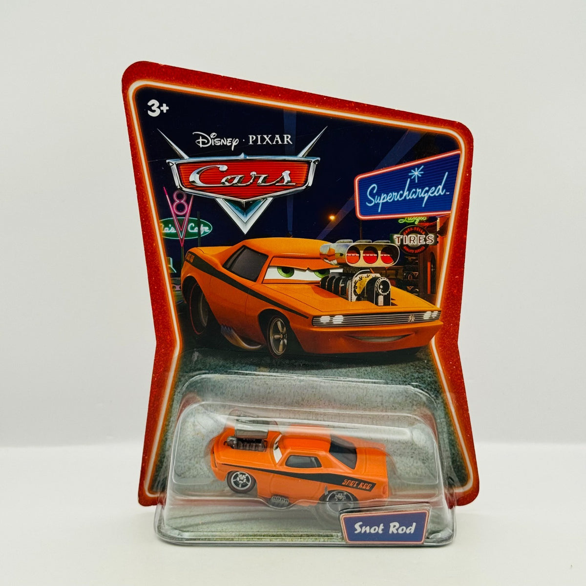 Disney Pixar Cars - SNOT ROD Tuners Supercharged 2007 - 1:55 Diecast