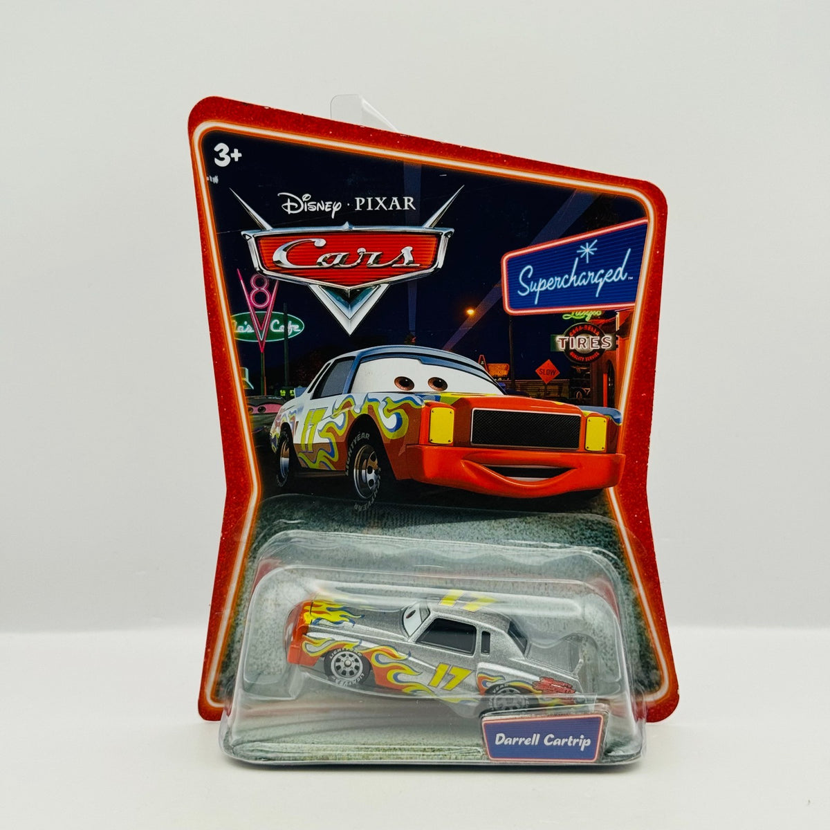 Disney Pixar Cars - DARRELL CARTRIP Supercharged 2007 - 1:55 Diecast