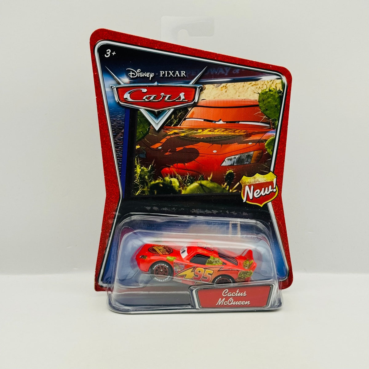 Disney Pixar Cars - CACTUS MCQUEEN Supercharged 2007 - 1:55 Diecast