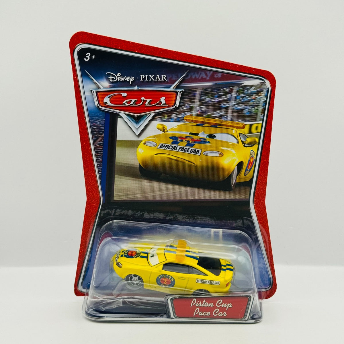 Disney Pixar Cars - CHARLIE CHECKER PACE CAR Supercharged 2007 - 1:55 Diecast
