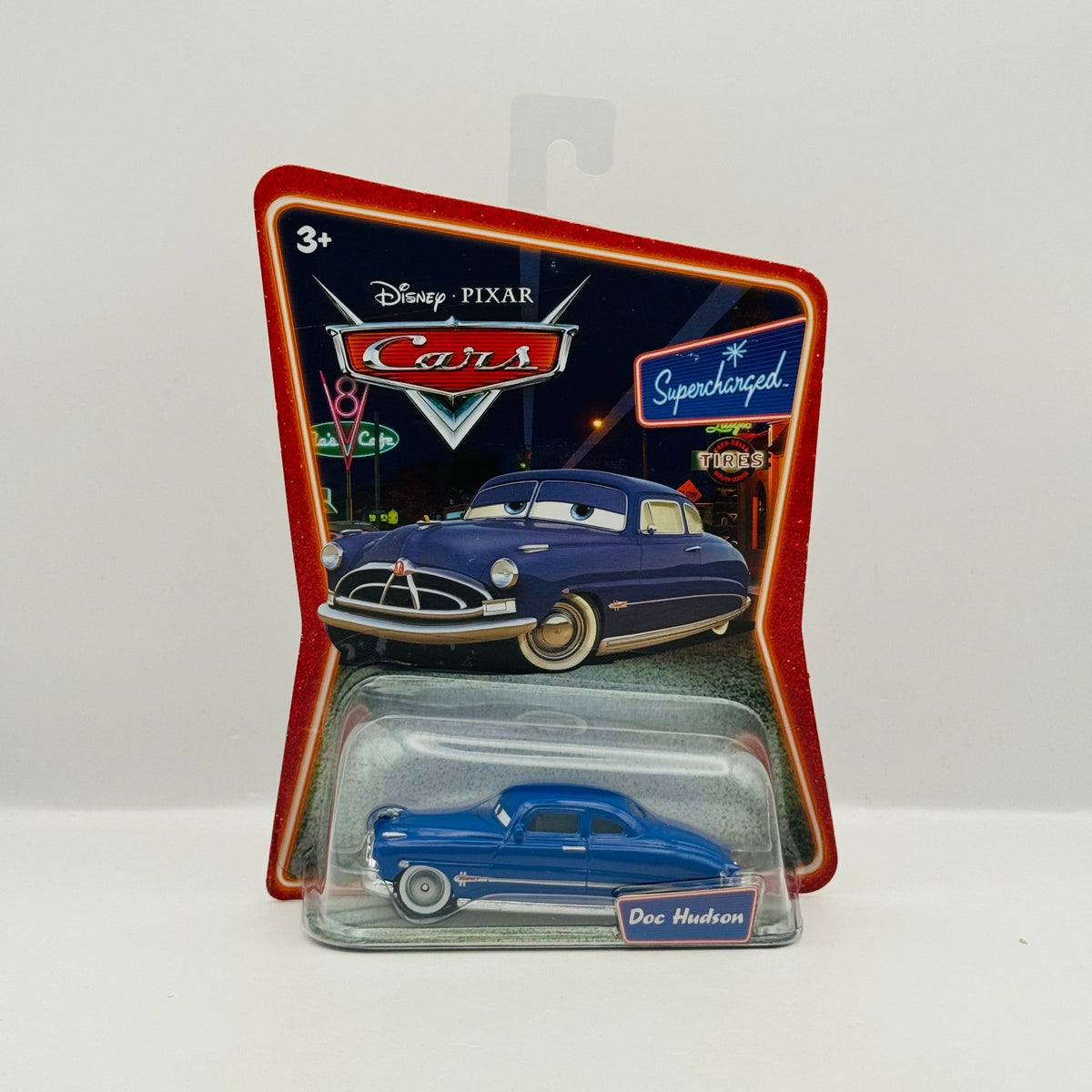 Disney Pixar Cars - DOC HUDSON Supercharged 2007 - 1:55 Diecast