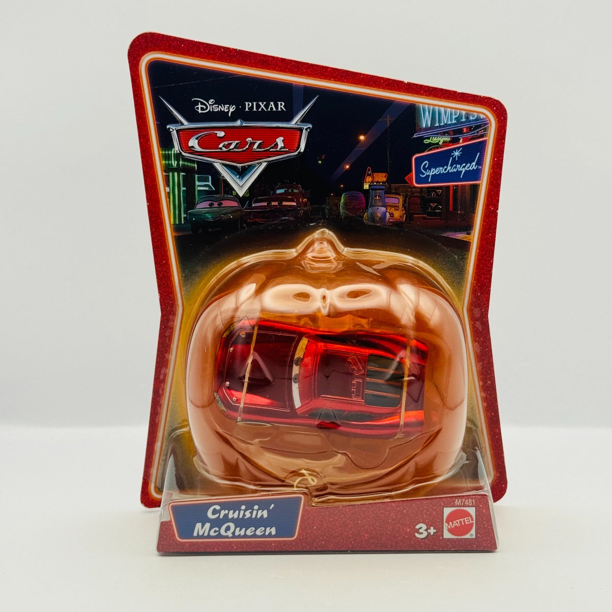 Disney Pixar Cars - CRUISIN' MCQUEEN HALLOWEEN Supercharged 2007 - 1:55 Diecast
