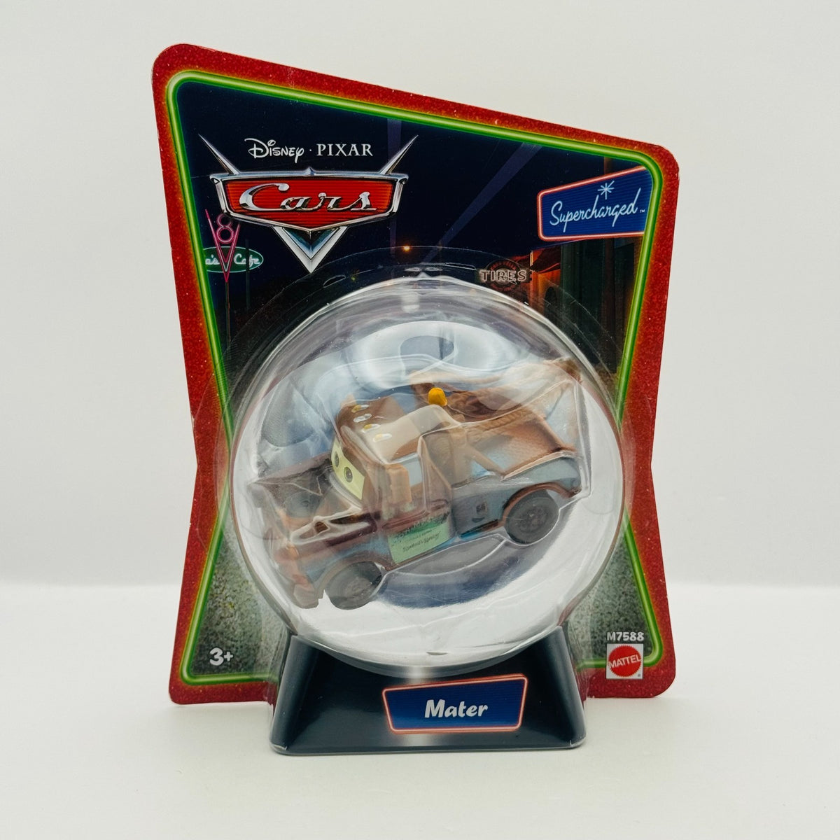 Disney Pixar Cars - MATER Christmas Holiday Supercharged 2007 - 1:55 Diecast